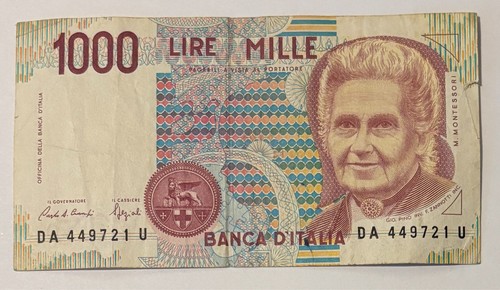 Italy 1000 lire 1990 - lire, banknote