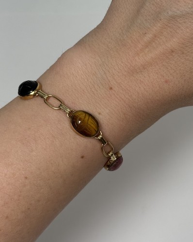 Bracciale maglia scarabeo