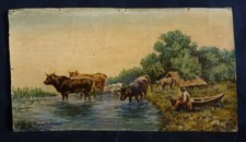 BELLISSIMO QUADRO DIPINTO AD OLIO FIRMATO