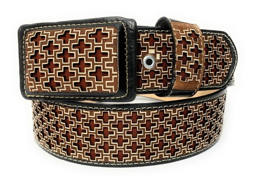 Cintura uomo western pelle - western,