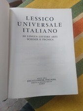 Enciclopedia Lessico Universale Italiano N.25 Volumi Completa