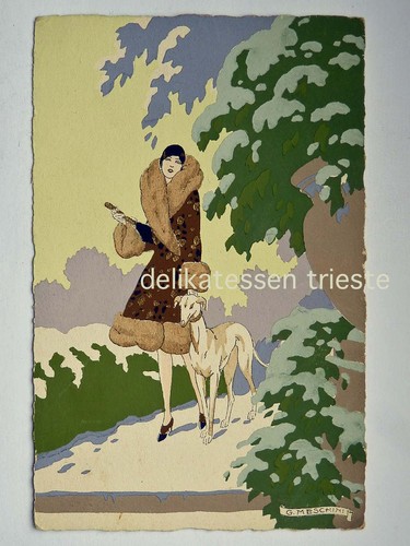 Meschini artdeco lady cane - artdeco,