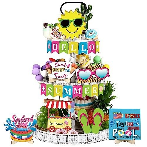 Hsei pcs summer tiered tray - pcs,