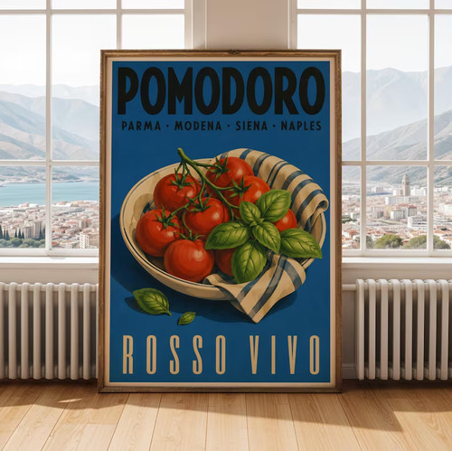Poster pomodoro italiano