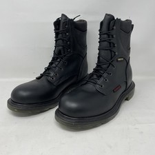 Red Wing Black Steel Toe Gore