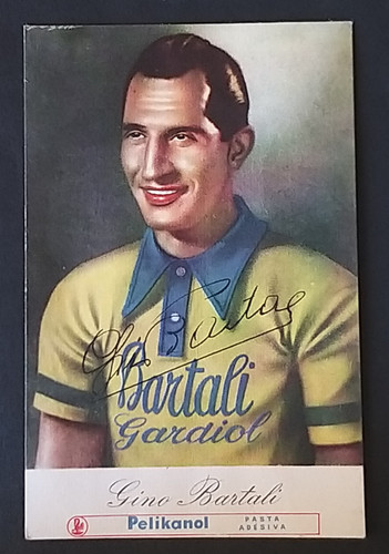 Gino bartali cartolina - gino,