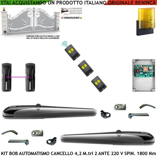 Kit benincà bob21m cancello - benincà,