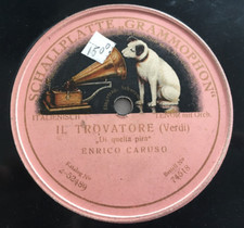 ENRICO CARUSO - TROVATORE Di quella pira - SCHALLPLATTE G. 74518 (2-52489)