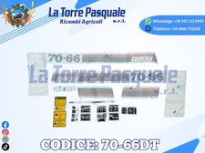 ADESIVI DECALCOMANIA TRATTORE