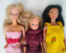 Lotto 3 doll Barbie vintage