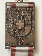 MEDAGLIA IN. BRONZO GRANATIERI