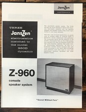 Janszen 960 Manuale di