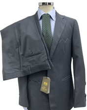 ABITO UOMO SARTORIALE GRIGIO ANTRACITE MADE IN ITALY T 52 DROP 6 AUTUNNO INVERNO