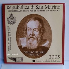 2 € SAN MARINO( 2005) AÑO MUNDIAL DE LA FISICA.