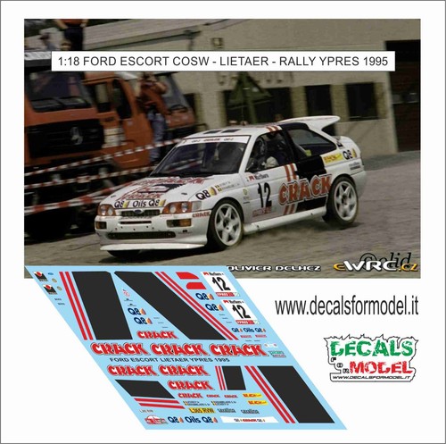 Decals ford escort cosw - decals,