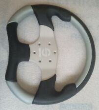 volante sportivo sparco 34CM in pelle, con pulsanti clacson invisibili