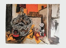 Stampa su cartone Opera Renato Guttuso. Riproduzione quadro