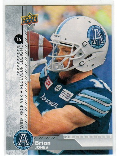2018 upper deck cfl - blank, back