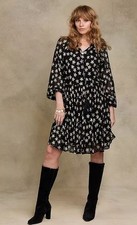 Abito A Balze Jacquard In