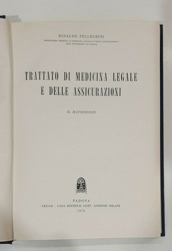 Trattato medicina legale e - di,
