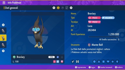 Braviary hisui shiny - hisui, 6iv