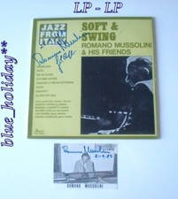 **ROMANO MUSSOLINI -SOFT & SWING LP CAROSELLO ORIGINAL + FOTO AUTOGRAFO SIGNED !