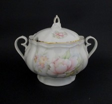 ✅ ANTICA ZUPPIERA LEGUMIERA T.LIMOGES PORCELLANA ORO ZECCHINO META' 900 - 4708