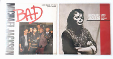 Michael Jackson - 2 Rari Maxi 45 Giri - I Just Can't Stop Loving You & Bad - VG+