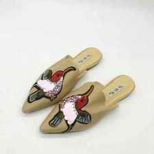 ciabatte eleganti sabot beige