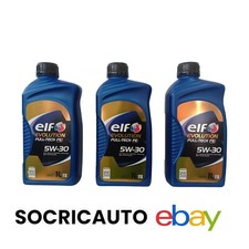 3  Litri Olio Motore Elf 5W30