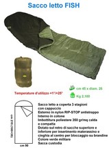 Sacco a Pelo tipo Militare