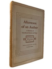 F. Scott Fitzgerald~AFTERNOON