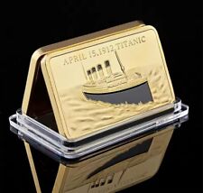 LINGOTE ORO 24K TITANIC 100