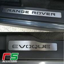 soglia porta battitacco batticalcagno Range Rover Evoque in acciaio inox T2