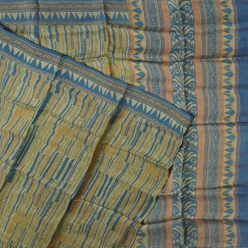 Sari vintage verde - sari,