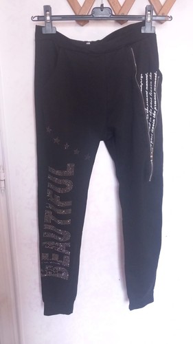 Pantaloni donna con - , strass