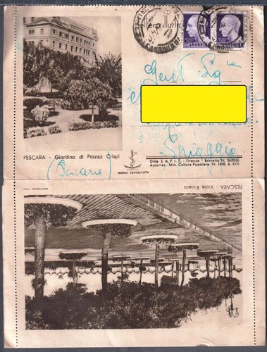 1091 biglietto postale - ,