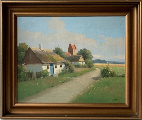 Quadro olio impressionista