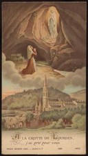 antico santino cromo-holy card