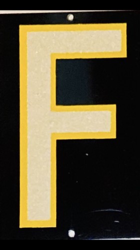 Casa riflettente lettere - riflettente,