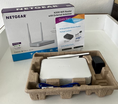 Netgear n300 router wifi - router, con