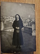 20611. Fotografia suora sorella monaca napoli 10,5x7