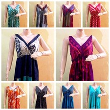 Vintage Sari seta maxi