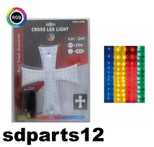 Croce a LED Multicolore 12/24V