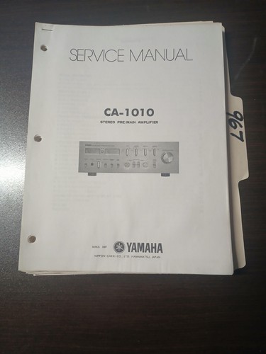 Yamaha 1010 manuale - yamaha,