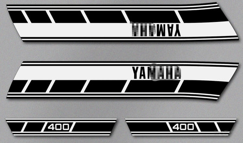 Set decalcomanie yamaha - yamaha, rd400c