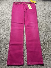 Jeans skinny Matthew Williamson H&M rosa borchie NUOVO CON DIFETTO 32 Y2k