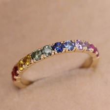 Anello a fascia eternità in