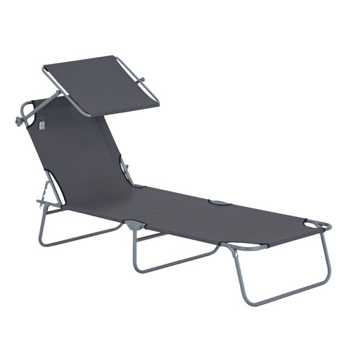 Outsunny lettino prendisole - outsunny,