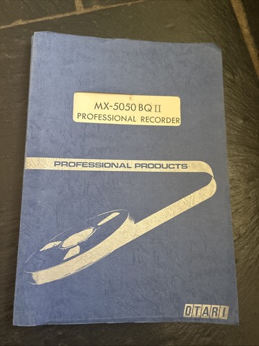 Manuale 1983 otari 5050 bii - manuale,